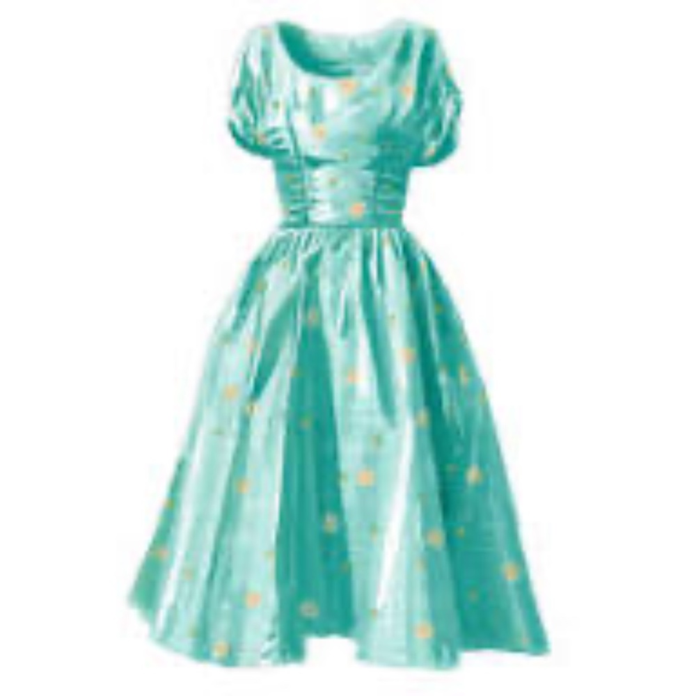 J. Peterman Company ‘50s Daisy Dress Robin Egg Blue Size 10